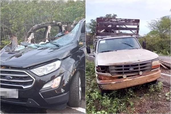 Colisão entre carro e caminhão deixa duas mulheres mortas no Sul do Piauí(Imagem:Reprodução/Mural da Vila)