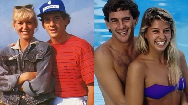 Ayrton Senna namorou com Xuxa e Adriane Galisteu.(Imagem:Reprodução)