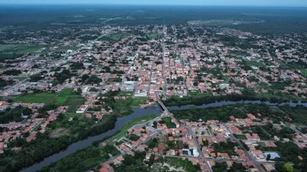 Cidade de Piracuruca, no Piauí.(Imagem:Vicente Negreiros/ Arquivo pessoal)