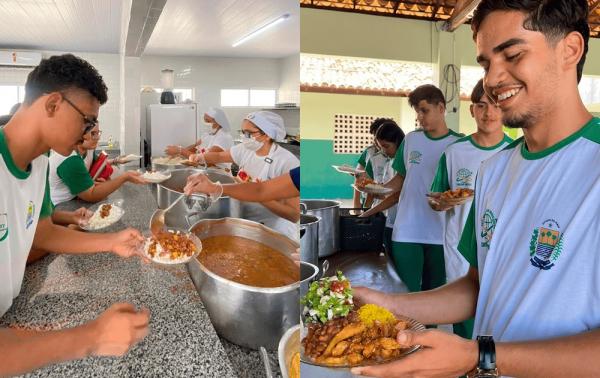 Criativo e com suporte técnico da equipe de nutrição, cardápio das escolas da rede estadual valoriza alimentos saudáveis.(Imagem:Divulgação)