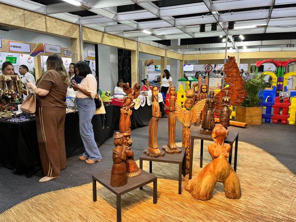 A Feira de Artesanato fortalece a divulgação do talento e da criatividade dos artesãos piauienses.(Imagem:Divulgação)