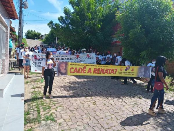 Grupos de apoio fazem manifestações sobre desaparecimento de jovem no Piauí.(Imagem:Arquivo pessoal)