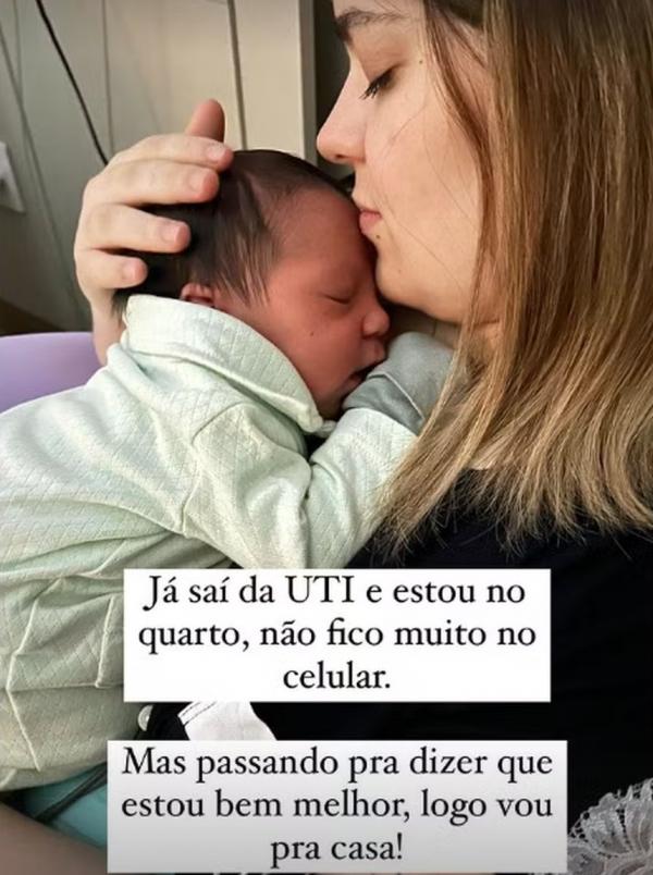 Viih Tube apresenta melhora e deixa UTI após parto do segundo filho.(Imagem:Reprodução/Instagram)