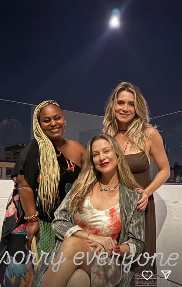 Luana Piovani mostra encontro com Letícia Spiller e Magda Burity em Portugal (Imagem:Reprodução/Instagram)