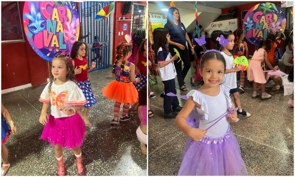 Carnaval Encantado: Uma festa de alegria e criatividade agita a Escola Pequeno Príncipe.(Imagem:Divulgação/EPP)