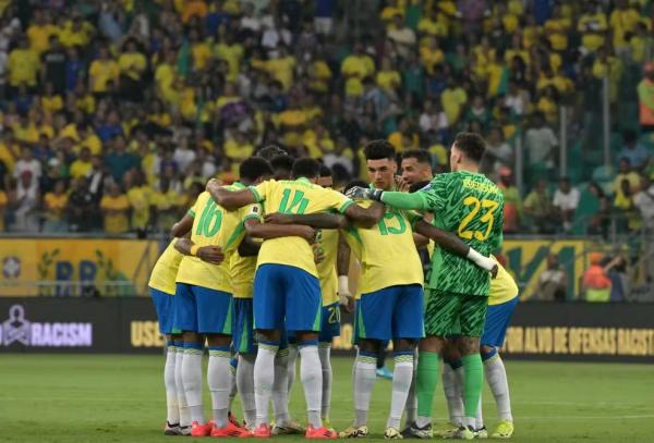 Brasil jogadores time Uruguai.(Imagem:Nelson Almeida/AFP)