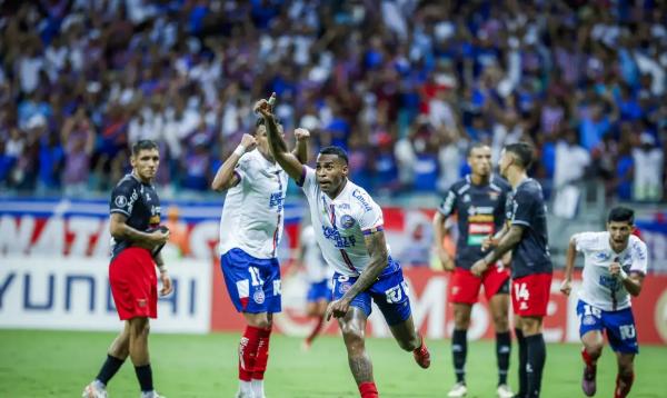 Tricolor derrotou o Boston River em Salvador(Imagem:RAFAEL RODRIGUES/EC BAHIA/DIREITOS RESERVADOS)