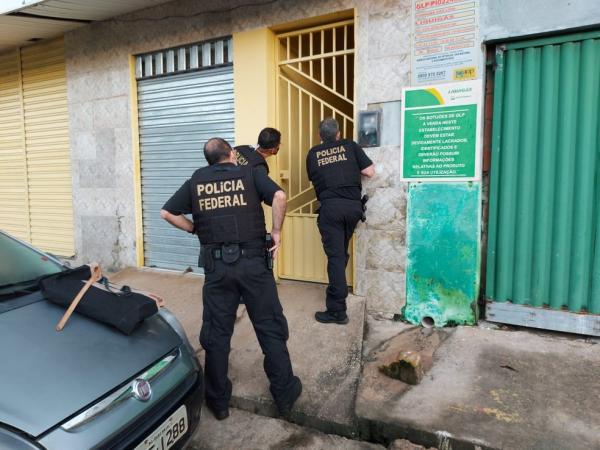 Operação Ludibrio da Polícia Federal (PF) deflagrada em Buriti dos Lopes.(Imagem:Divulgação/PF-PI)