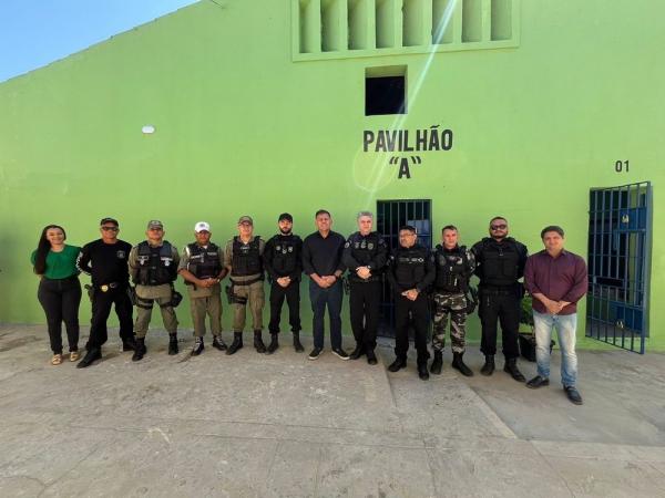 Secretaria da Justiça inaugura reforma de pavilhão na Penitenciária de Floriano.(Imagem:Divulgação)