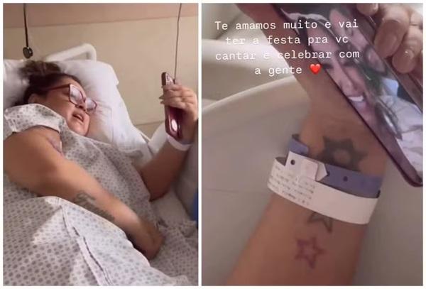 Sabrina Sato recebe videochamada de Preta Gil, direto de hospital, após se casar com Nicolas Prattes(Imagem: Reprodução/Instagram)