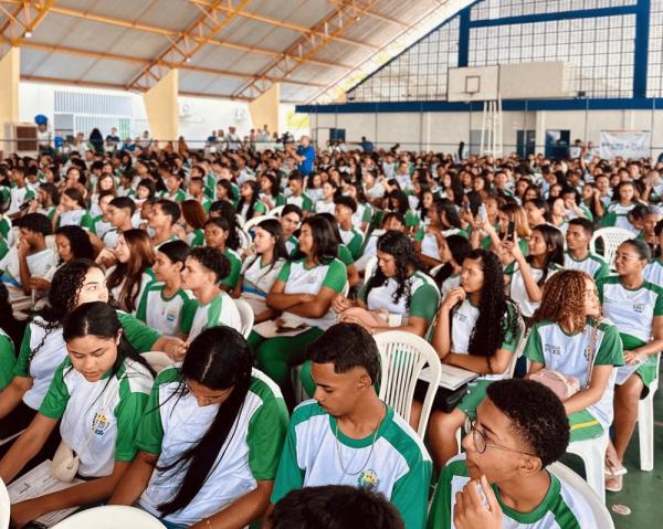 As ações ocorreram no Centro Estadual de Tempo Integral (Ceti) Fenelon Castelo Branco.(Imagem:Divulgação)