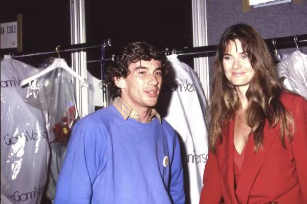 Ayrton Senna e Carol Ann Alt (Imagem:Getty Images)