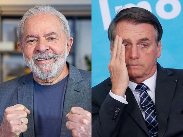 Lula lidera com 40,6% e Bolsonaro avança com 32%(Imagem:Reprodução)