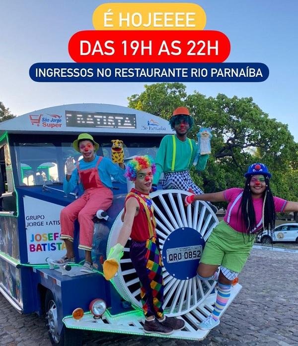 Trenzinho da Alegria promete diversão em Floriano neste sábado.(Imagem:Divulgação)