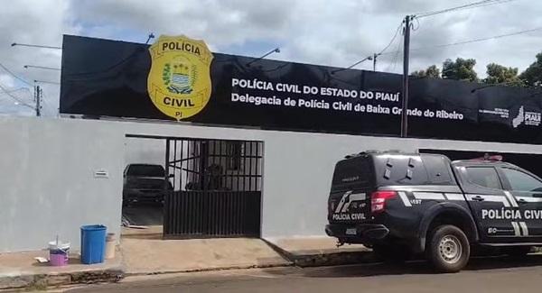 Delegacia de Polícia Civil em Baixa Grande do Ribeiro, no Piauí.(Imagem:Polícia Civil)