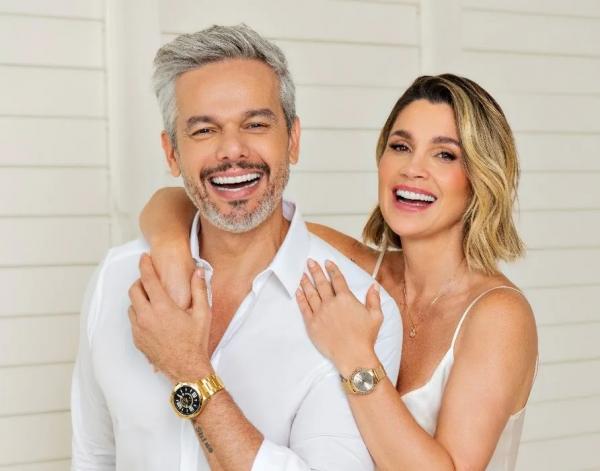 Otaviano Costa e Flávia Alessandra(Imagem:Divulgação)