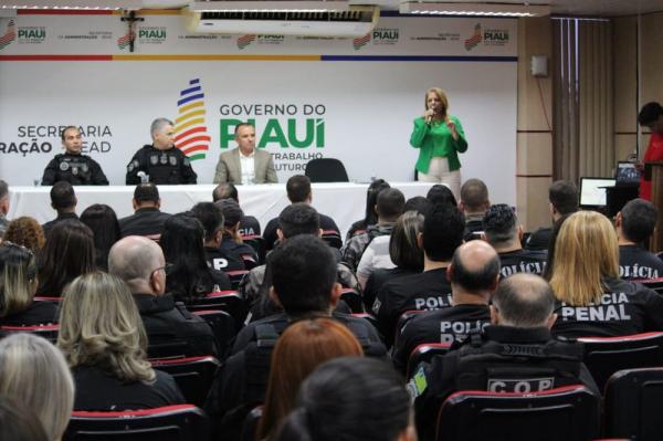 O Encontro Multissetorial contou com palestra sobre saúde mental e troca de experiências entre policiais de unidades prisionais do estado.(Imagem:Divulgação)