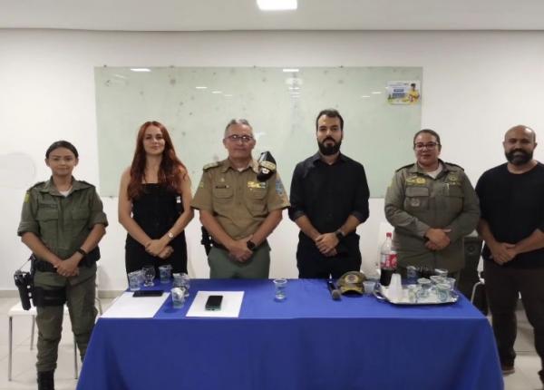 Polícia Militar participa de roda de conversa com estudantes de Direito na FAESF.(Imagem:Reprodução/Instagram)