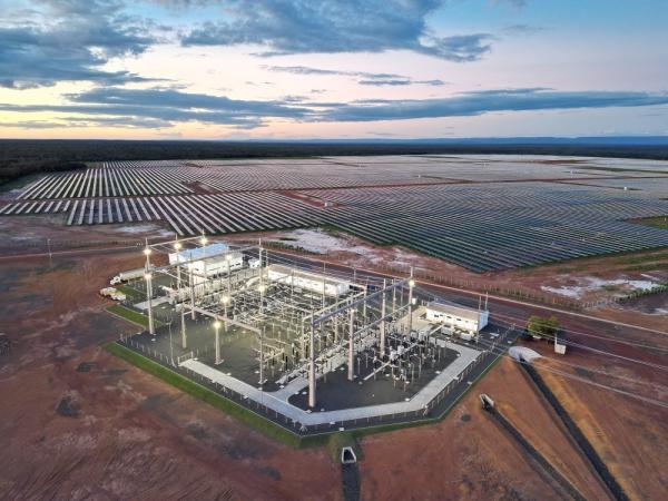 Complexo Solar Marangatu, no município de Brasileira.(Imagem:Divulgação)