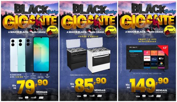 Armazém Paraíba realiza a maior Black Friday de Floriano com horário especial e ofertas imperdíveis.(Imagem:Divulgação)