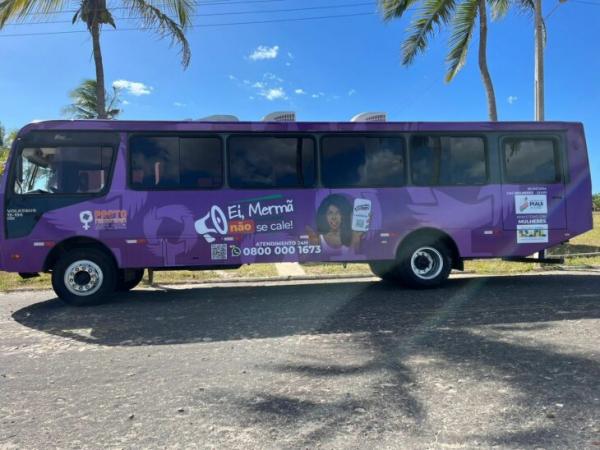 Durante o mês de agosto, a Secretaria Estadual das Mulheres do Piauí (Sempi) levará o Ônibus Lilás para as ações da Justiça Itinerante.(Imagem:Divulgação)