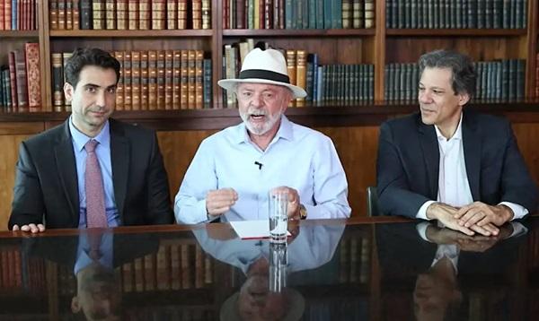 Presidente Lula gravou vídeo com Gabriel Galípolo e ministros(Imagem:Agência Gov)