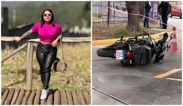 Francisca Marcela da Silva Ribeiro morta durante roubo de moto no Ipiranga, Zona Sul de São Paulo. (Imagem: Montagem/g1/Acervo Pessoal)