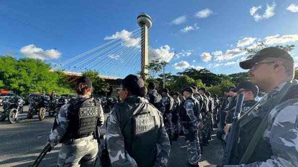 Todas as modalidades de policiamento, incluindo o aéreo e o fluvial, estarão presentes no evento. Além disso, duas bases móveis da PMPI serão montadas em pontos estratégicos do eve(Imagem:Divulgação)