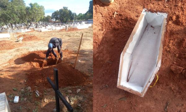 Família enterra caixão sem bebê e descobre após hospital informar que estava com o corpo.(Imagem:Polícia Civil)