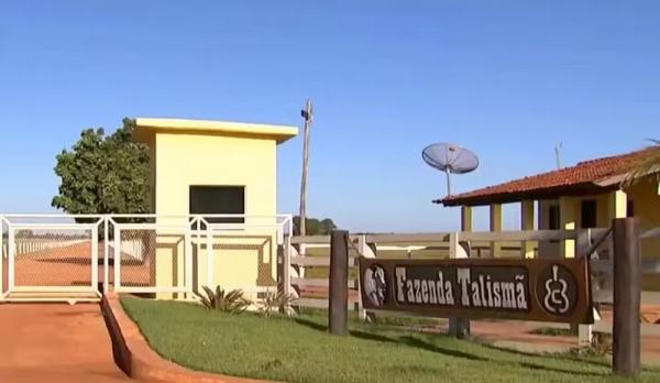 Fazenda Talismã do cantor Leonardo.(Imagem:Reprodução/YouTube)