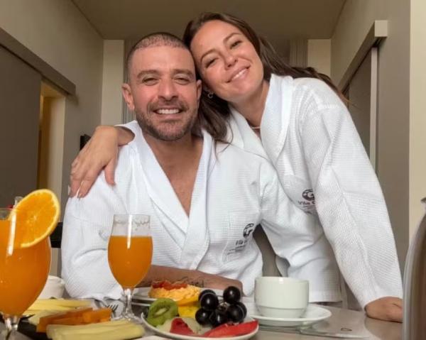 Paolla Oliveira e Diogo Nogueira curtem Dia dos Namorados em hotel de luxo.(Imagem:Reprodução/Instagram)