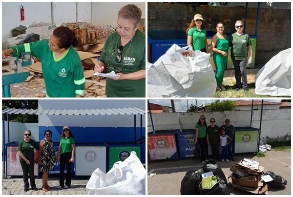 Projeto Escola Seletiva realiza 7º recolhimento de recicláveis em Floriano.(Imagem:Reprodução/Instagram)