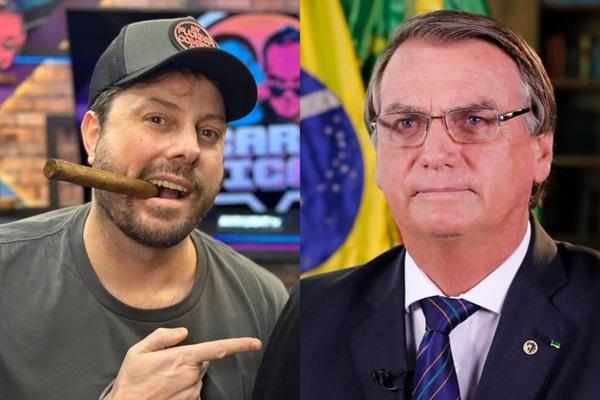 Danilo Gentili disse que Bolsonaro não cumpriu suas promessas e afirmou que ex-presidente da República é 