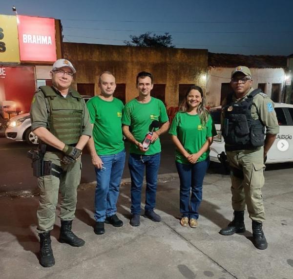 SEMAN realiza ronda preventiva contra poluição sonora em bares de Floriano.(Imagem:Reprodução/Instagram)