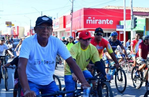 Floriano 127 anos: Passeio Ciclístico 2024 reúne centenas de ciclistas de todas as idades(Imagem:Secom)