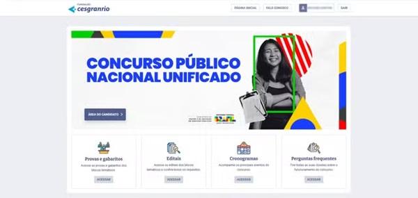 As pontuações estarão disponíveis na página oficial do CNU(Imagem:Reprodução/Fundação Cesgranrio)