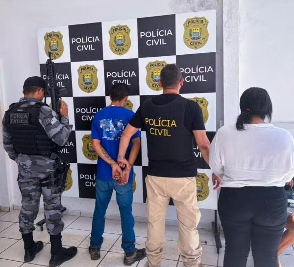 Homem é preso suspeito de estuprar filha de 12 anos em Bom Jesus.(Imagem:Divulgação/PCPI)