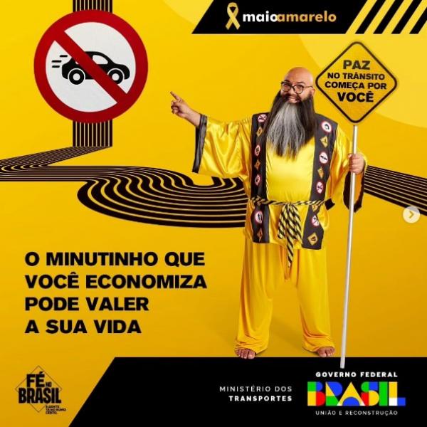 Floriano em alerta: Maio Amarelo mobiliza sociedade pela segurança no trânsito(Imagem:Reprodução/Instagram)