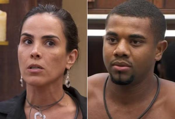 Wanessa Camargo e Davi: briga no BBB24.(Imagem:Reprodução/Globoplay)