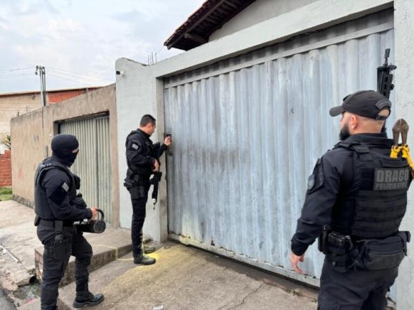 Operação Draco 159 na zona Leste de Teresina.(Imagem:Polícia Civil do Piauí)