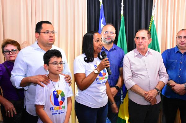 Vereadores de Floriano participam do lançamento do projeto 