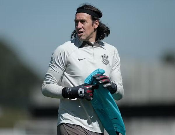 Cássio em treino do Corinthians(Imagem:Rodrigo Coca/Agência Corinthians)