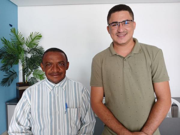 Adeval Caminha (Deputado do Pequi) e   Fernando Carvalho (Tubinha)(Imagem:FlorianoNews)