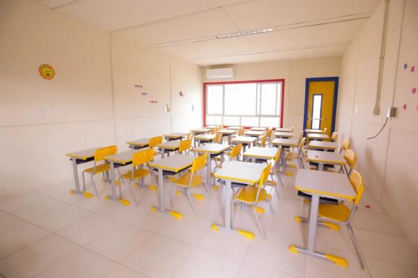 Sala de aula de escola da rede municipal de educação.(Imagem:Divulgação/PMT)