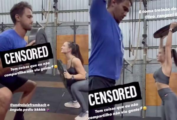 Larissa Manoela posta treino ao lado do marido.(Imagem:Reprodução/Instagram)