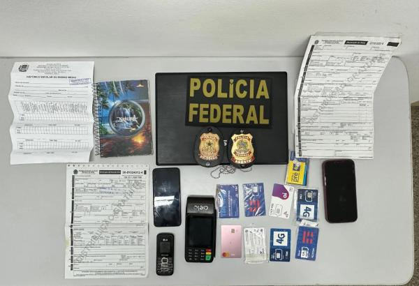 PF desarticula esquema de fraudes bancárias que utilizava dados de policiais mortos no Piauí.(Imagem:Divulgação / PF)