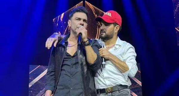 Zezé Di Camargo e Luciano não se falam em bastidores de show no Rio.(Imagem:Instagram)