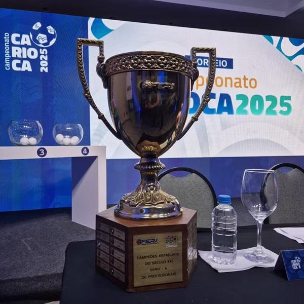 Taça do Campeonato Carioca de 2025(Imagem:Ronald Lincoln)