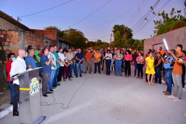 Infraestrutura: Inaugurada pavimentação da Travessa Adelina Monteiro no Campo Velho.(Imagem:Secom)