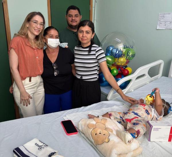 Hospital Infantil encerra o ano com aplicação do Zolgensma, a terapia mais avançada para Atrofia Muscular Espinhal.(Imagem:Divulgação)